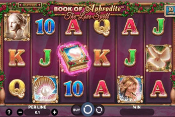 Book of Aphrodite: The Love Spell Slot Game Screenshot Image