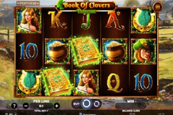 Book of Clovers: Extreme Slot Game Screenshot Image