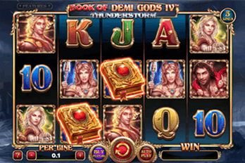 Book of Demi Gods IV: Thunderstorm Slot Game Screenshot Image