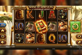 Book of Hercules: A Legendary Quest Slot Game Screenshot Image