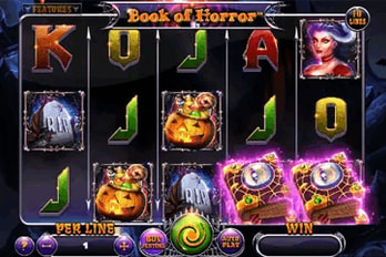 Book of Horror Slot Game Screenshot Image