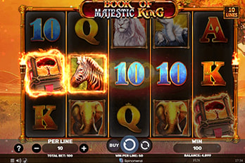 Book Of Majestic King Slot Game Screenshot Image