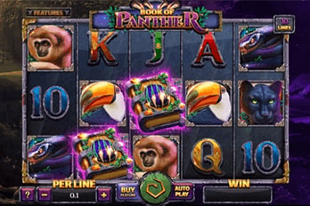 Book of Panther Slot Game Screenshot Image