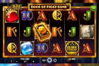 Book of Piggy Bank: Black Friday Slot Game Screenshot Image