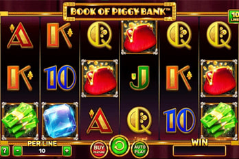 Book of Piggy Bank Slot Game Screenshot Image