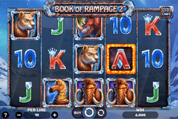Book of Rampage 2 Slot Game Screenshot Image