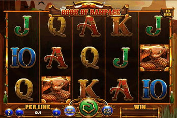 Book of Rampage Slot Game Screenshot Image