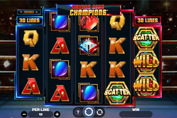 Boxing Ring Champions Slot Game Screenshot Image