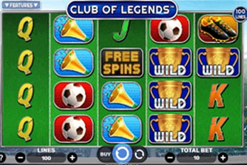 Club of Legends Slot Game Screenshot Image