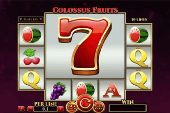 Colossus Fruits Slot Game Screenshot Image