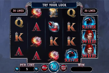 Dark Reels Slot Game Screenshot Image