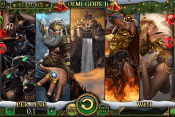 Demi Gods II: Christmas Edition Slot Game Screenshot Image