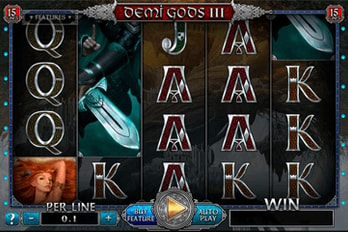 Demi Gods III: 15 Lines Slot Game Screenshot Image
