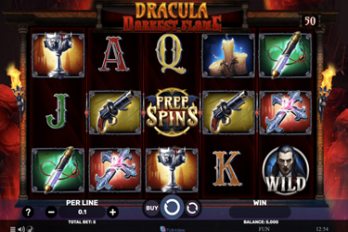 Dracula: Darkest Flame Slot Game Screenshot Image