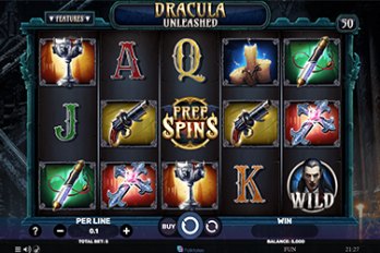 Dracula: Unleashed Slot Game Screenshot Image