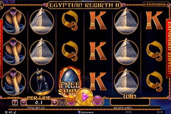 Egyptian Rebirth II: Expanded Edition Slot Game Screenshot Image