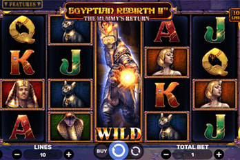 Egyptian Rebirth II: Mummy's Return Slot Game Screenshot Image