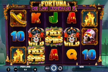 Fortuna De Los Muertos 3 Slot Game Screenshot Image