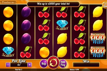 Fruits Collection: 20 Lines Slot Game Screenshot Image