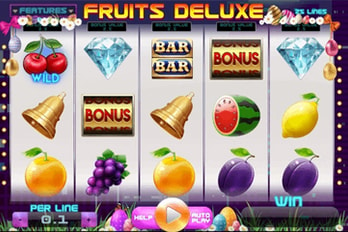 Fruits Deluxe Easter Edition Slot Game Screenshot Image