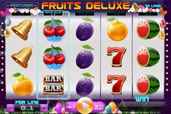Fruits Deluxe Slot Game Screenshot Image