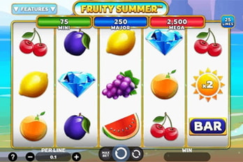 Fruity Summer Slot Game Screenshot Image
