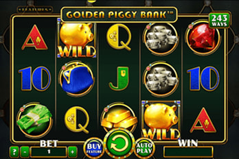 Golden Piggy Bank Slot Game Screenshot Image