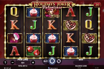 Holidays Joker: Valentines Slot Game Screenshot Image