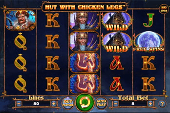 Hut With Chicken Legs Slot Game Screenshot Image