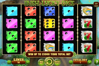 Irish Lucky Dice Slot Game Screenshot Image