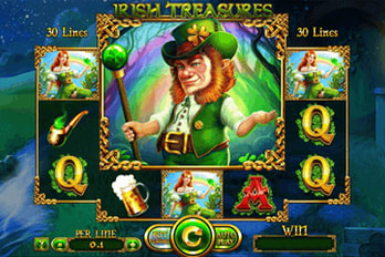 Irish Treasures Slot Game Screenshot Image