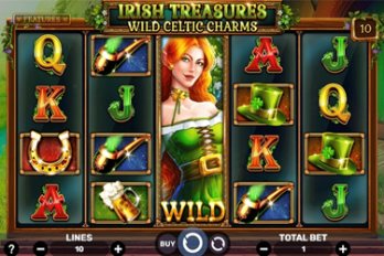 Irish Treasures: Wild Celtic Charms Slot Game Screenshot Image