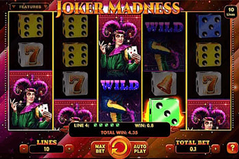Joker Madness Slot Game Screenshot Image