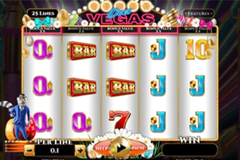 Lemur Does Vegas Easter Edition Slot Game Screenshot Image