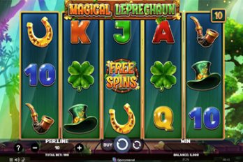 Magical Leprechaun Slot Game Screenshot Image