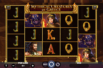 Mythical Creatures of Greece Slot Game Screenshot Image