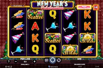 New Year's Celebration Slot Game Screenshot Image