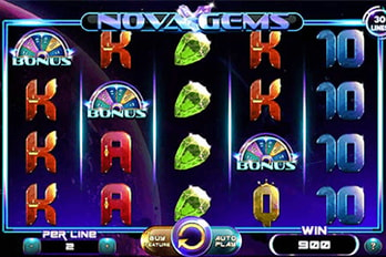 Nova Gems Slot Game Screenshot Image
