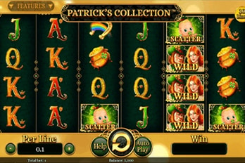 Patrick's Collection: 10 Lines Slot Game Screenshot Image