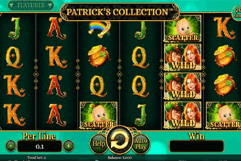 Patrick's Collection: 20 Lines Slot Game Screenshot Image