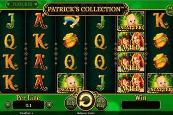 Patrick's Collection: 40 Lines Slot Game Screenshot Image