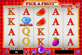 Pick a Fruit Slot Game Screenshot Image