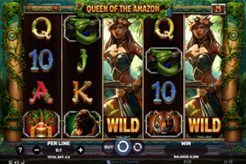 Queen of the Amazon Slot Game Screenshot Image