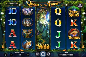 Queen of the Forest Slot Game Screenshot Image