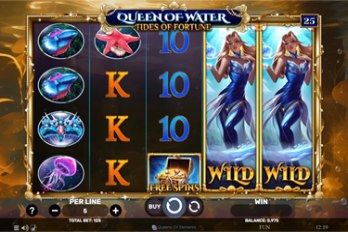 Queen of Water: Tides of Fortune Slot Game Screenshot Image