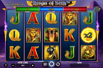 Reign of Seth: Egyptian Darkness Slot Game Screenshot Image
