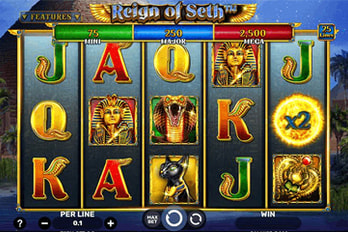 Reign of Seth Slot Game Screenshot Image