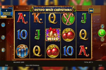 Retro Wild Christmas Slot Game Screenshot Image