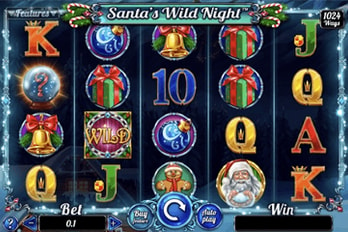Santa's Wild Night Slot Game Screenshot Image