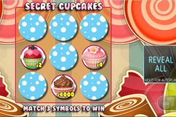 Secret Cupcakes Scratch Game Screenshot Image